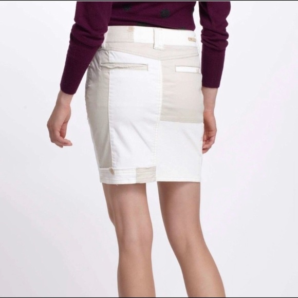 Anthro pilcro & the letterpress corduroy patchwork mini skirt - Picture 4 of 12